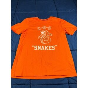 Alpha Industries Mens Large Orange C-5-9 Snakes T Shirt Cobra